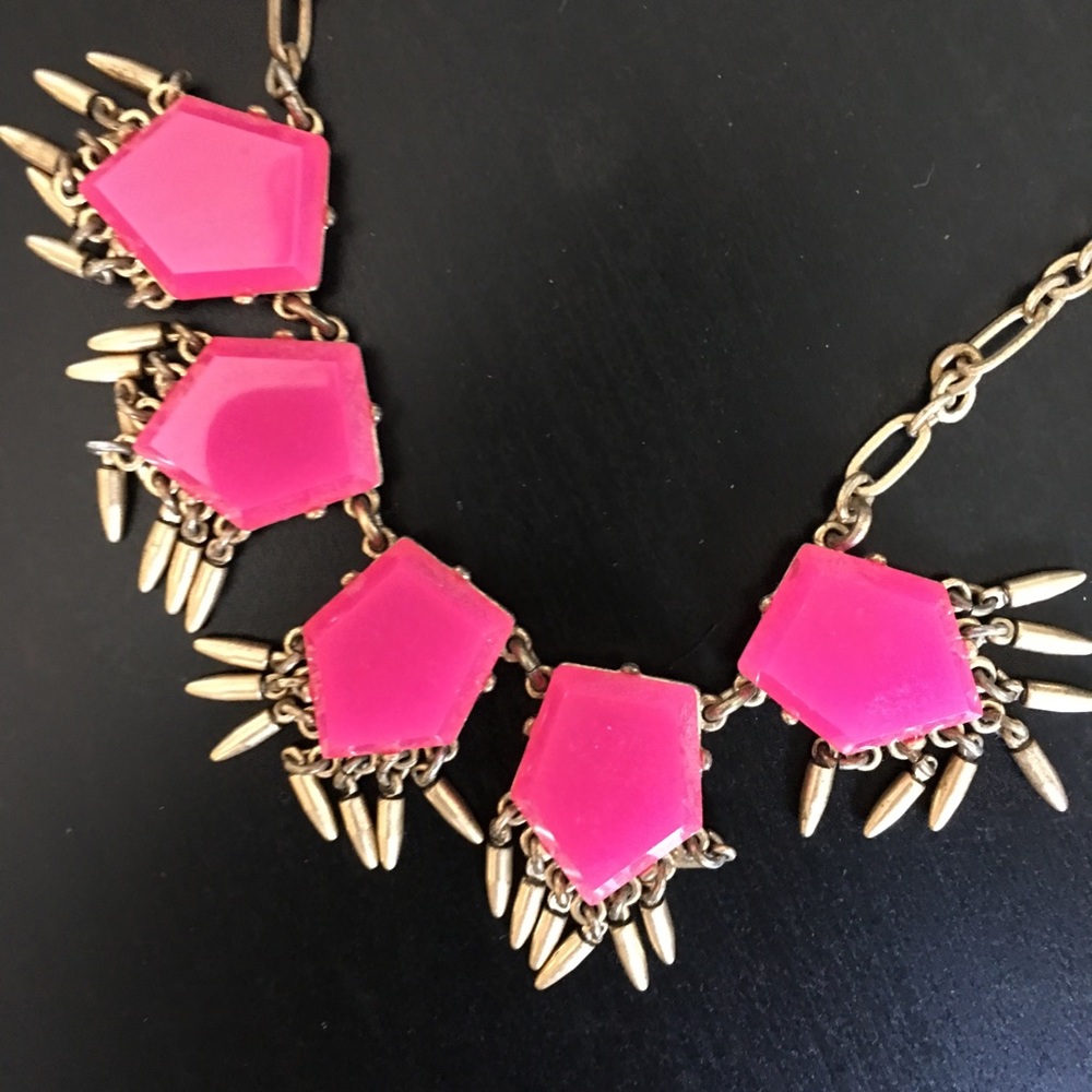 Pink J. Crew necklace